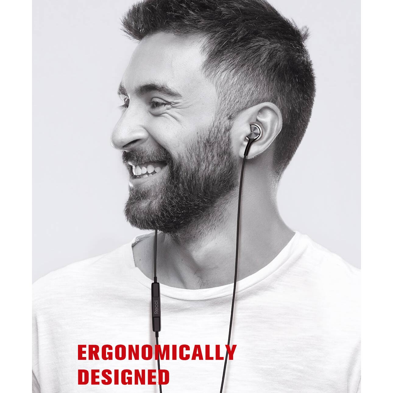 recci wired earphone J500 - الصورة 6