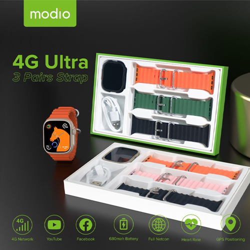 Modio 4G Ultra Max+ smart watch - الصورة 4