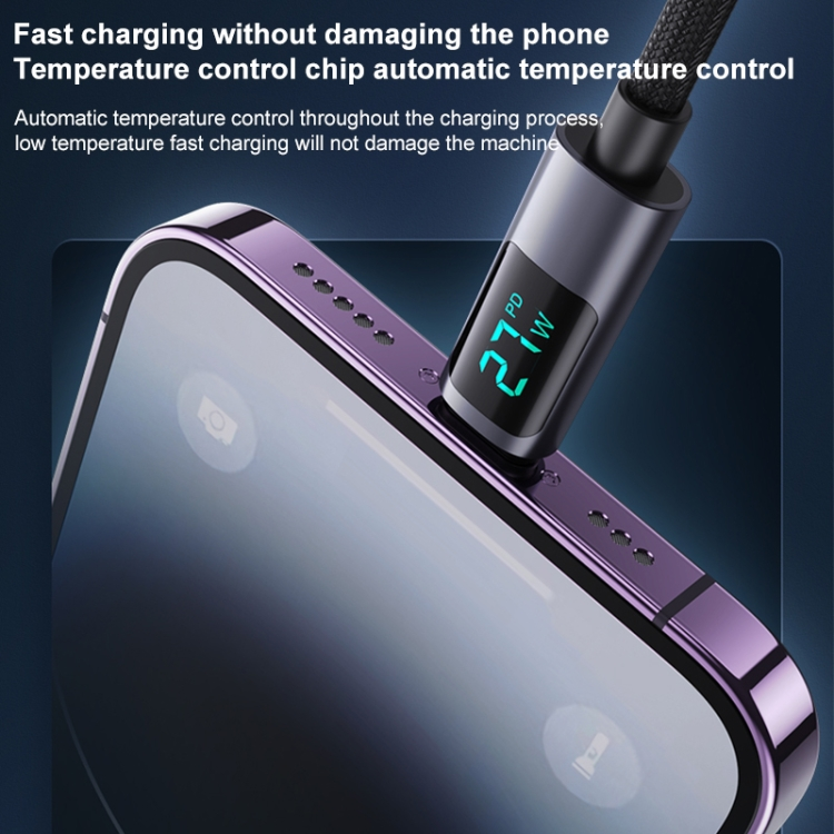 سلك شاحن ايفون YESIDO CA157 بى دى ديجيتال - الصورة 3