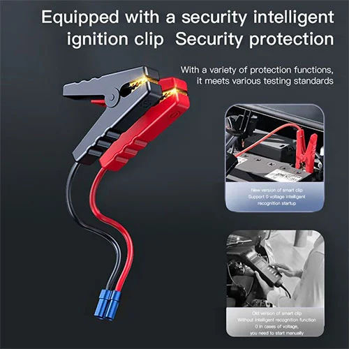 باور بنك للسيارة ومشغل بطارية سيارة YesidoYP36JumpStarter10000mAH - الصورة 3