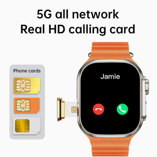 ساعة WS10 WATCH بشريحة SIM وكاميرا، تخزين 128 جيجابايت - الصورة 5