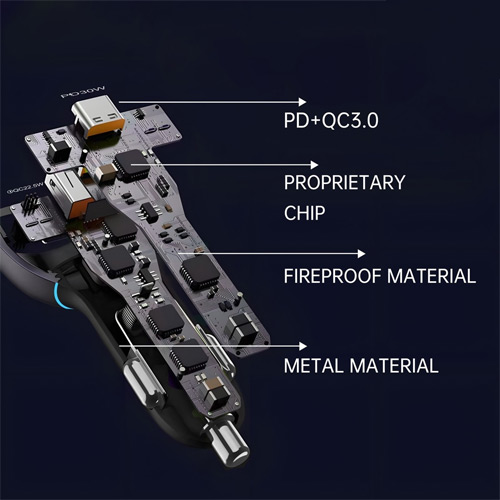 Majentik Car charger head M-CC01 - الصورة 6