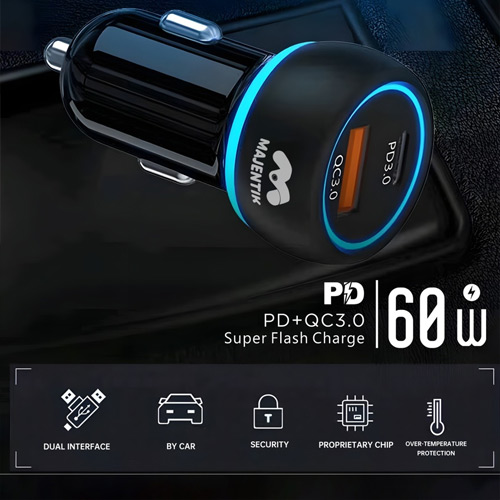 Majentik Car charger head M-CC01 - الصورة 3