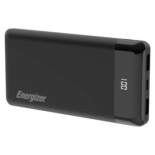 Energizer power bank 10000mah 2.1A 10.5W LED Black