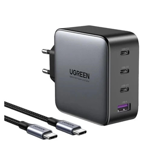UGREEN USB-A 3xUSB-C 100W GaN Wall Charger