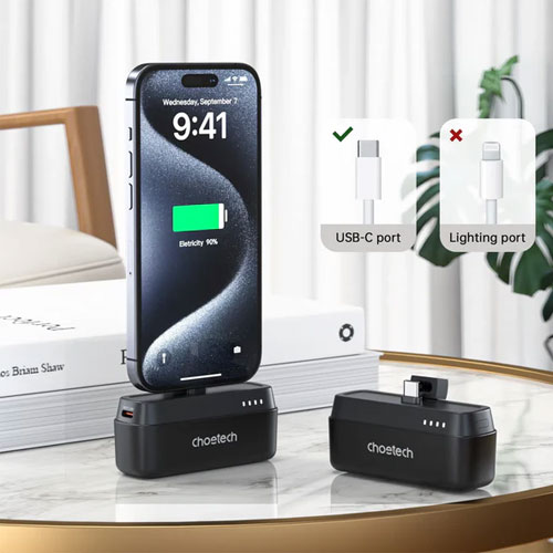 Choetech 5000 mAh mini power bank - الصورة 6