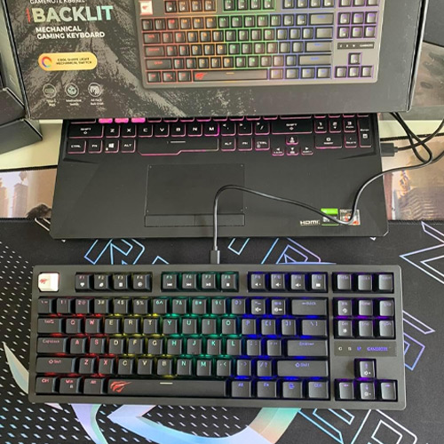 HAVIT KB892L Gaming Mechanical Keyboard Multimedia - الصورة 3