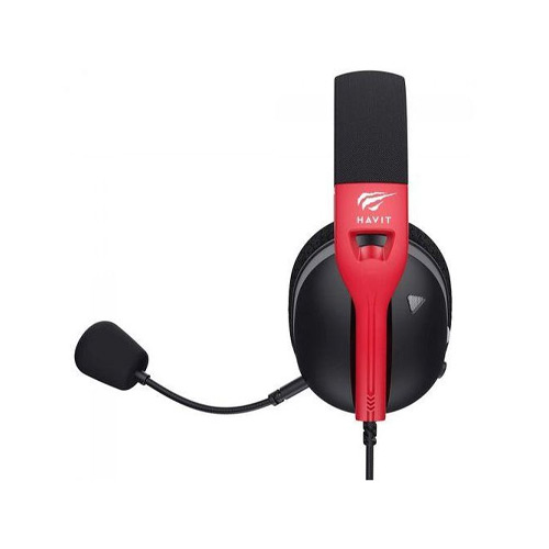 HAVIT GAMING HEADPHONE 50MM Fuxi-H5d 3.5MM RED - الصورة 4