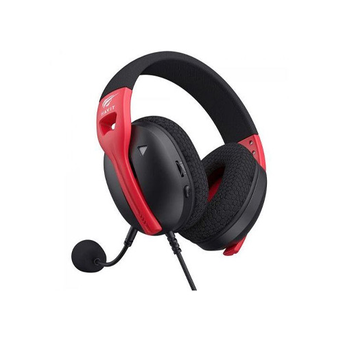 HAVIT GAMING HEADPHONE 50MM Fuxi-H5d 3.5MM RED - الصورة 3