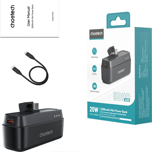 Choetech 5000 mAh mini power bank - الصورة 2