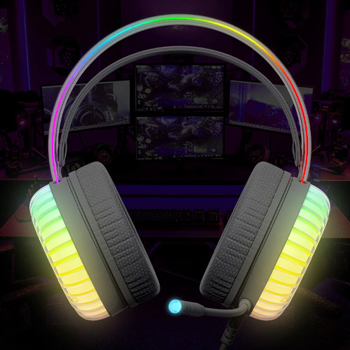 Havit Gamenote H2046U USB 7.1 RGB Gaming Headphone 50MM - الصورة 4