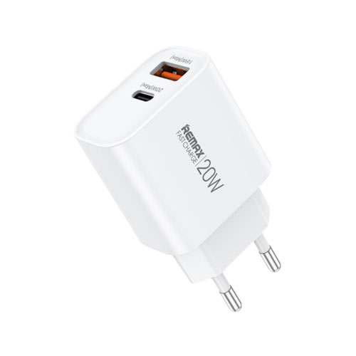 Remax RP-U2 20W MicroUSB /Type-C Mini Dual Port Fast Charger