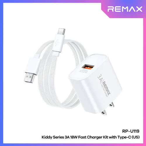 REMAX -RP U119 Type-C Kiddy Series Fast Charger